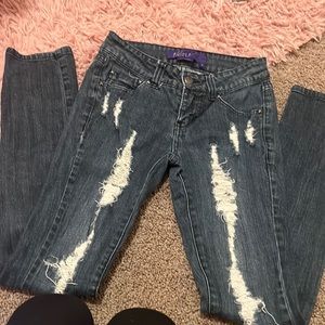 Miles Cyrus Skinny Distressed Jeans